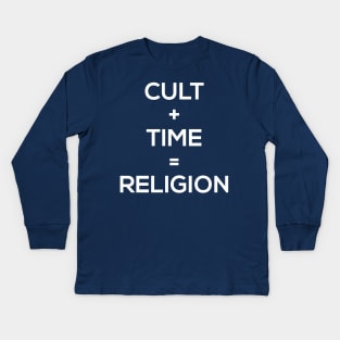 The Religion Equation Kids Long Sleeve T-Shirt